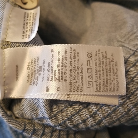 Madewell Womens Denim Smock Waist Sleeveless Jumpsuit - Picture 15 of 15